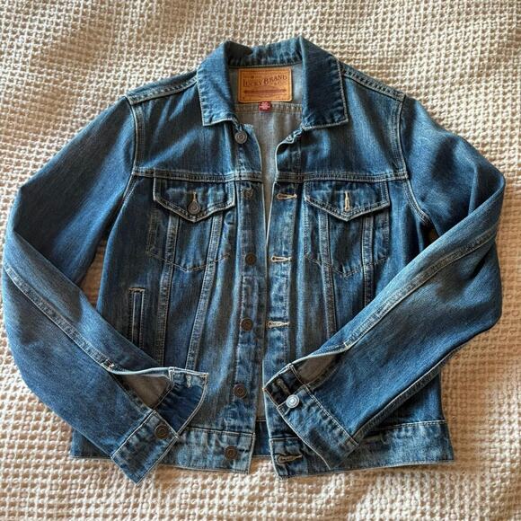 Lucky Brand Denim Jacket Size S - Picture 1 of 5